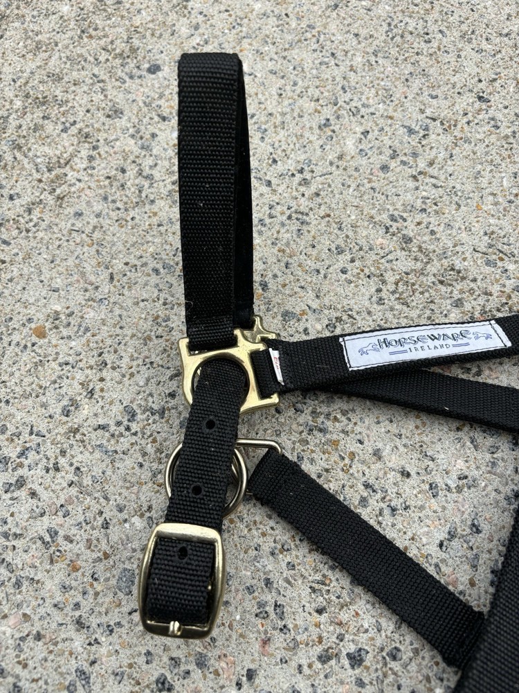 Horseware Nylon Black Full Size Halter