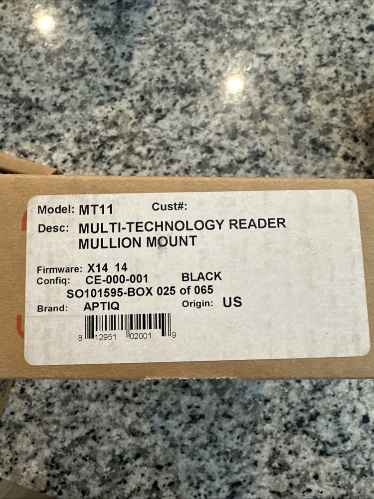Multi-Technology Reader Mullion Mount AVIGILON “AptiQ” 220-0146