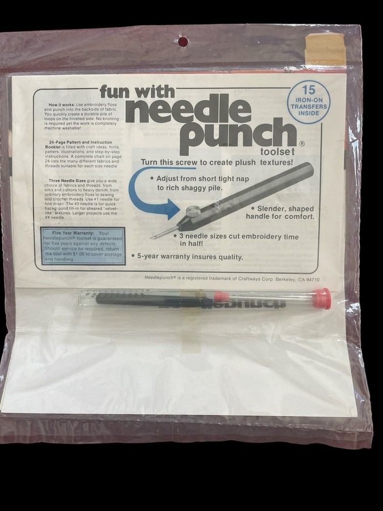 Vintage NOS Needle Punch Toolset