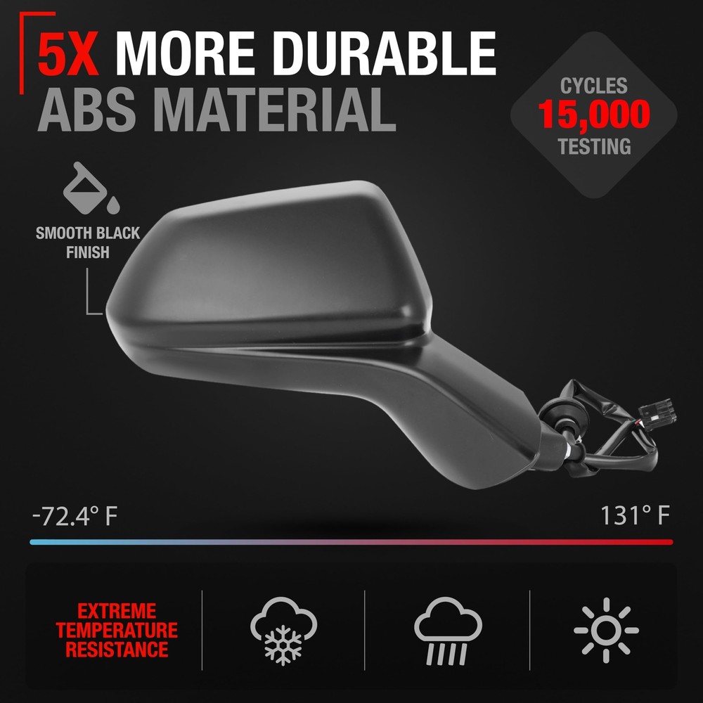 Chevrolet Camaro Passenger Side Mirror Replacement - Powered Adjustment, Non-...