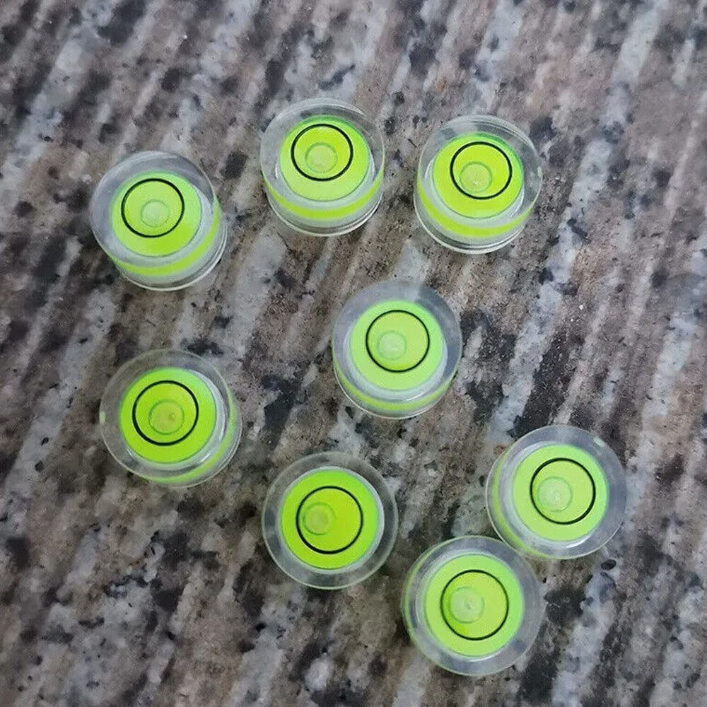 10pcs/Set Precision Round Bubble Level Mini Spirit Level DIY Measuring Tool Kit