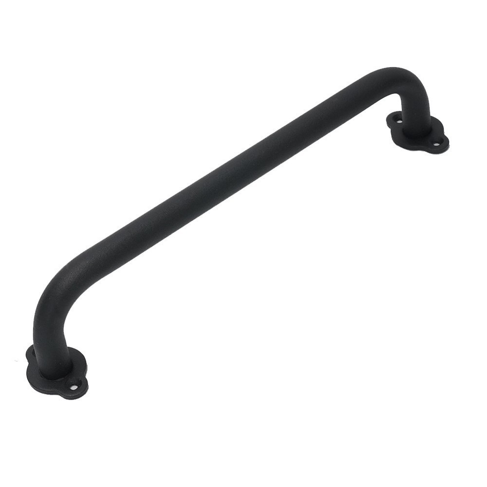 Sliding Barn Door Pull Flush Handle Gate Hardware Set Matte Black Carbon steel