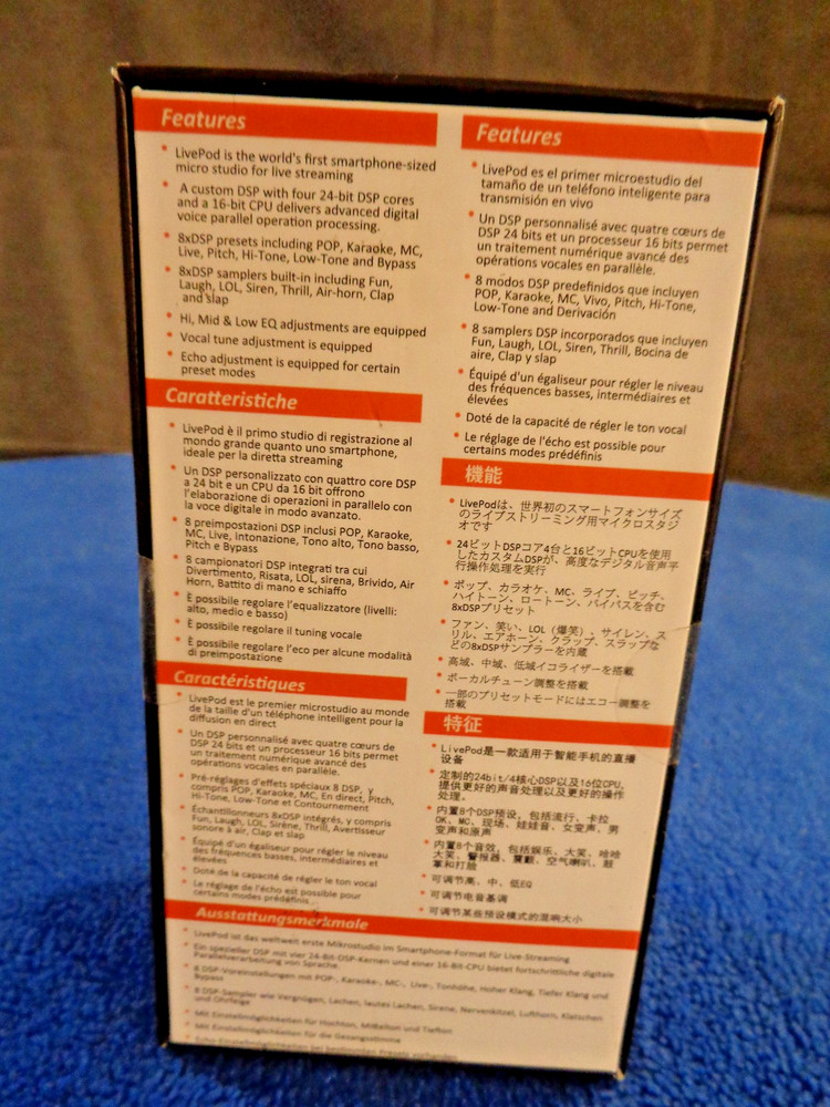 Icon Pro Audio LivePod Plus Livestreaming Audio Interface - NEW SEALED