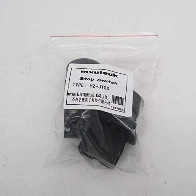 Momentary Start Stop Switch Push Button + 1NC Red Mushroom Latching Emergency E