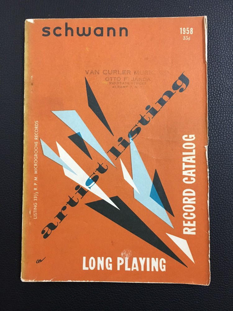 Schwann Long Playing Record Catalog. March, 1963 issue