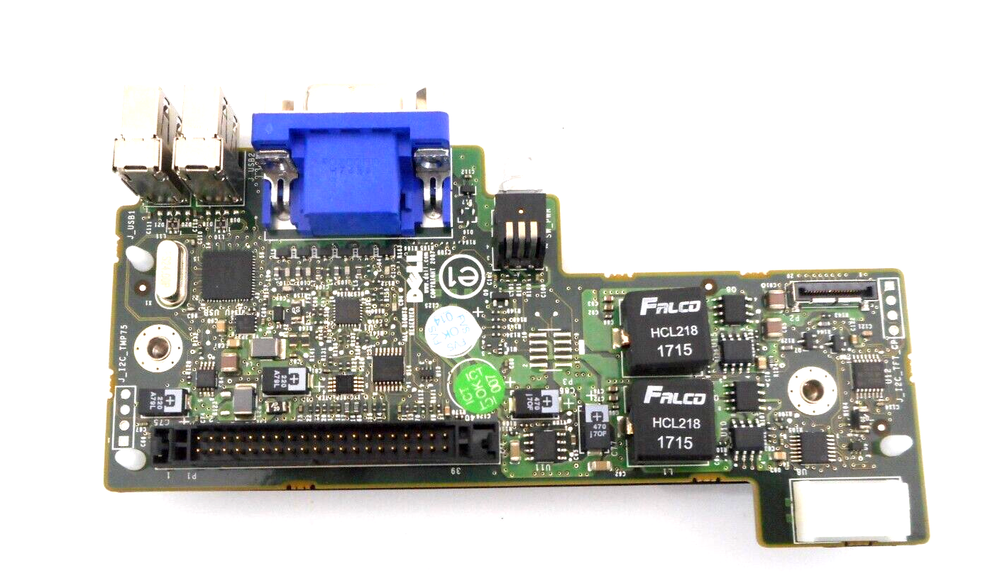 Dell PowerVault M1000E USB/ VGA Control Panel Board BIA01 XP520