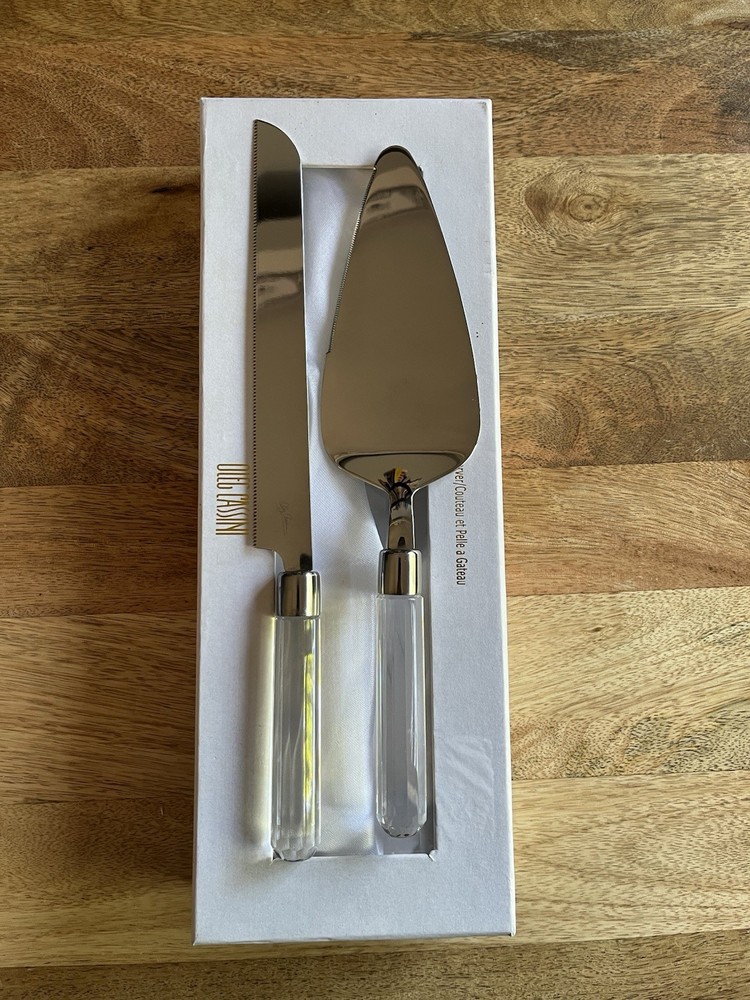 Oleg Cassini Cake Knife And Server