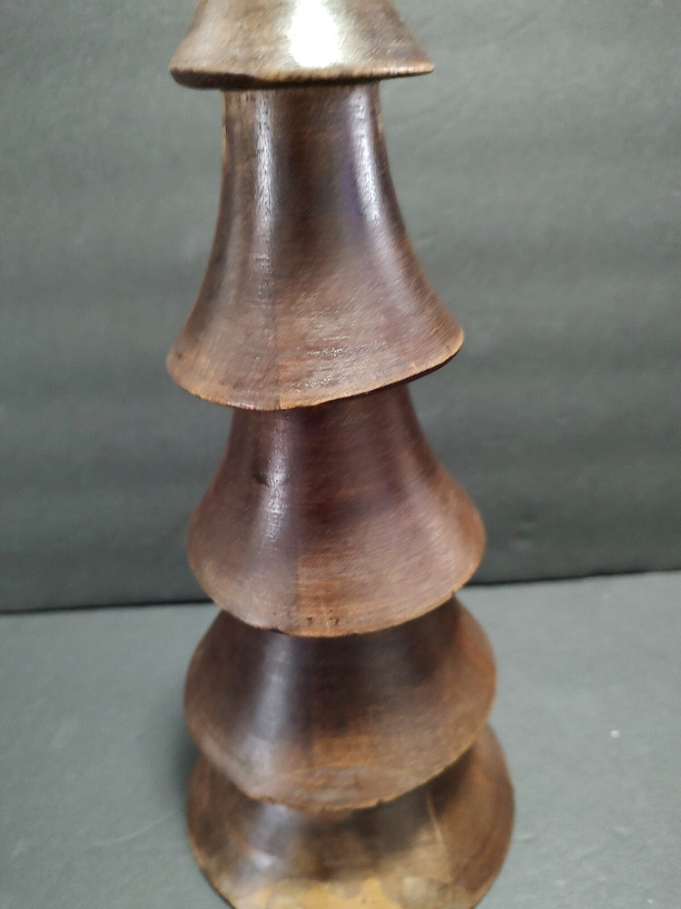 Christmas Tree 12" Solid Wood Tabletop or Mantel Rustic Charm