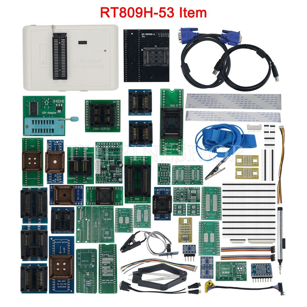 RT809H-53 Item Universal IC Programmer Practical EMMC-Nand FLASH Programmer 2024