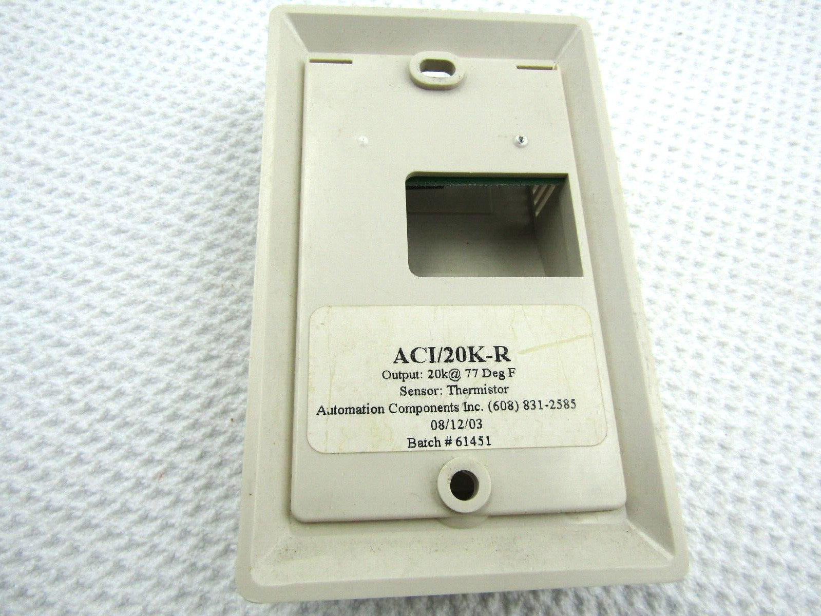 ACI/20K-R SENSOR THERMOSTAT