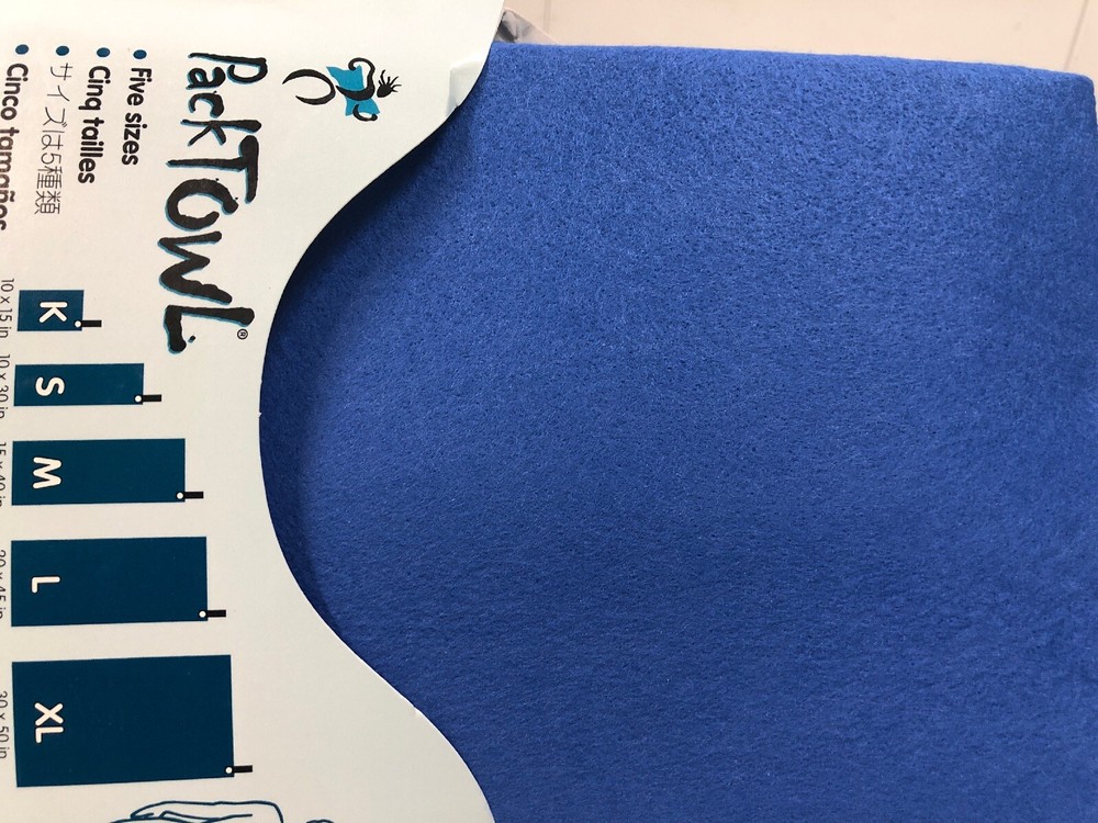 Packtowl Size S Blue Color