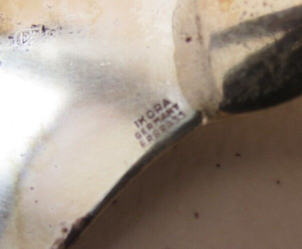 Vintage WMF Ikora Germany Silverplated Silver Plated Leaf Dish Tray