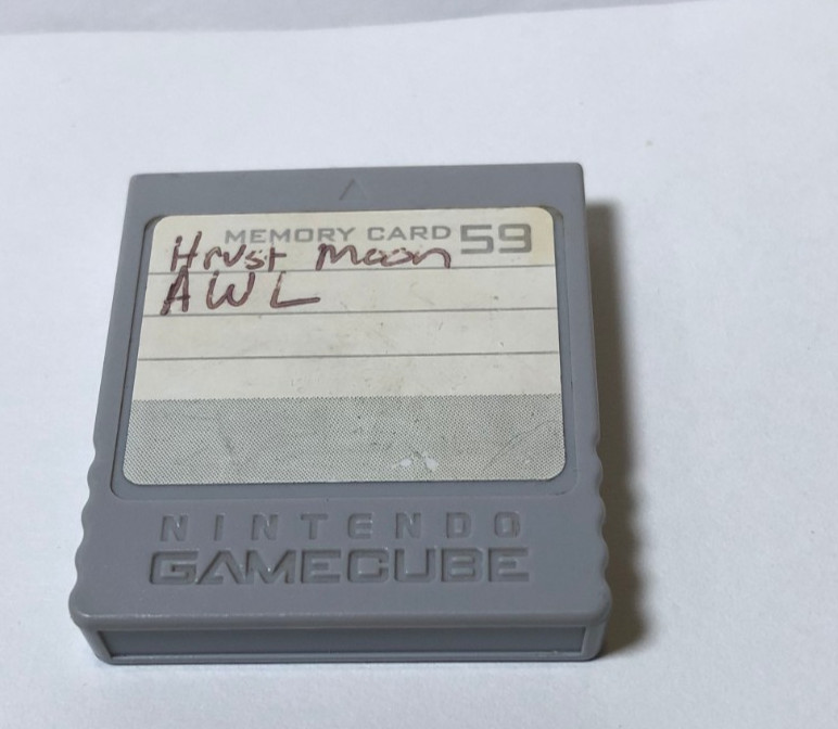 Official OEM Nintendo Gamecube Memory Card 59 Blocks (DOL-008) Tested