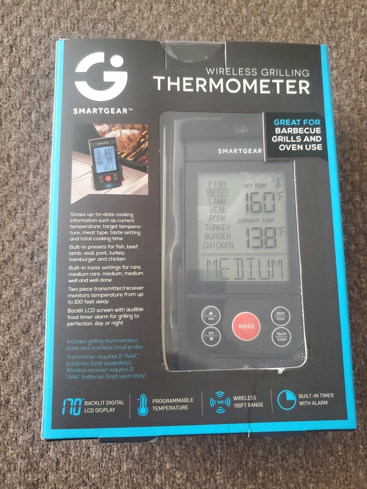 Smart Gear Wireless Grill Thermometer