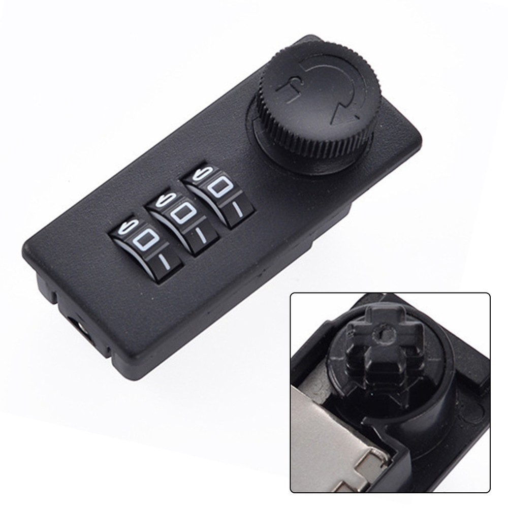 3 Digit Combination Password Drawer Lock Office Cabinet LocksSecurity Lockset