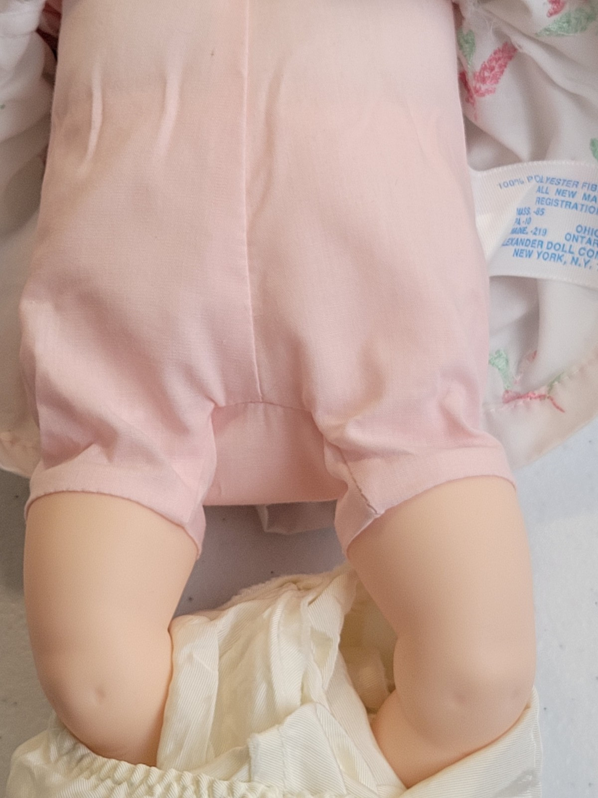 Vtg Madame Alexander Huggable Huggums Baby Doll 70s 75th Anniv Sleepy Eyes