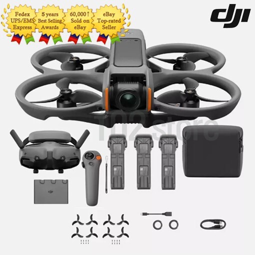 DJI Avata 2 Fly More Combo Camera Drone +RC Motion 3+Goggles 3 No Tariffs In US