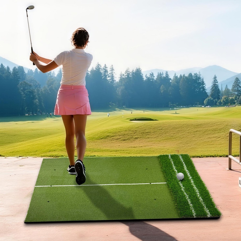 Golf Practice Hitting Mat Premium Turf , 5 x 4 FT 26mm
