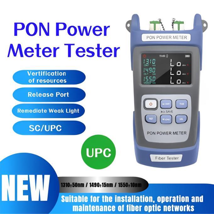 Fiber Optical Power Meter UPC Port PON Tester Digital Optic Cable Testing Tool