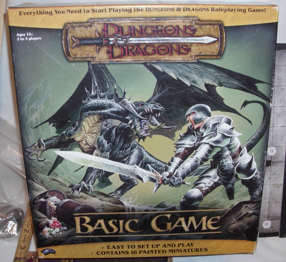 WOTC DUNGEONS & DRAGONS ROLE PLAYING BASIC GAME BOXED 2004