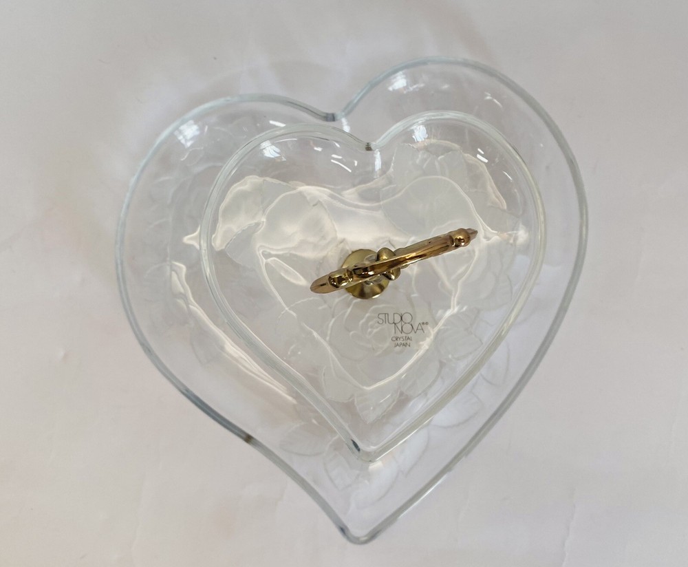 Two Tier Heart Shape Winter Rose Sweets Tray Studio Nova Buffet