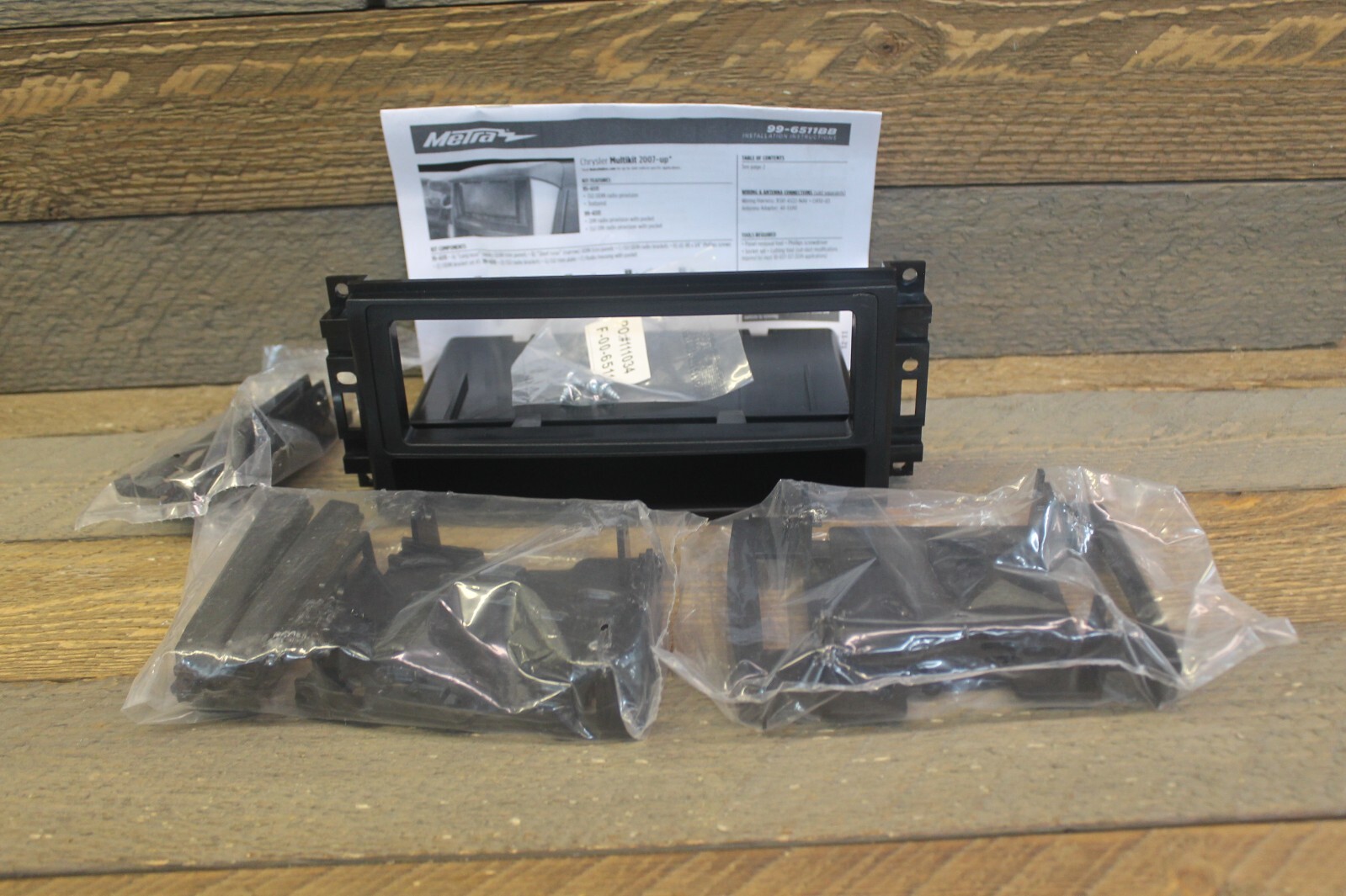 Metra 99-6511BB In-Dash Installation Kit for Select 2007-08 Chrysler/Dodge #N30P