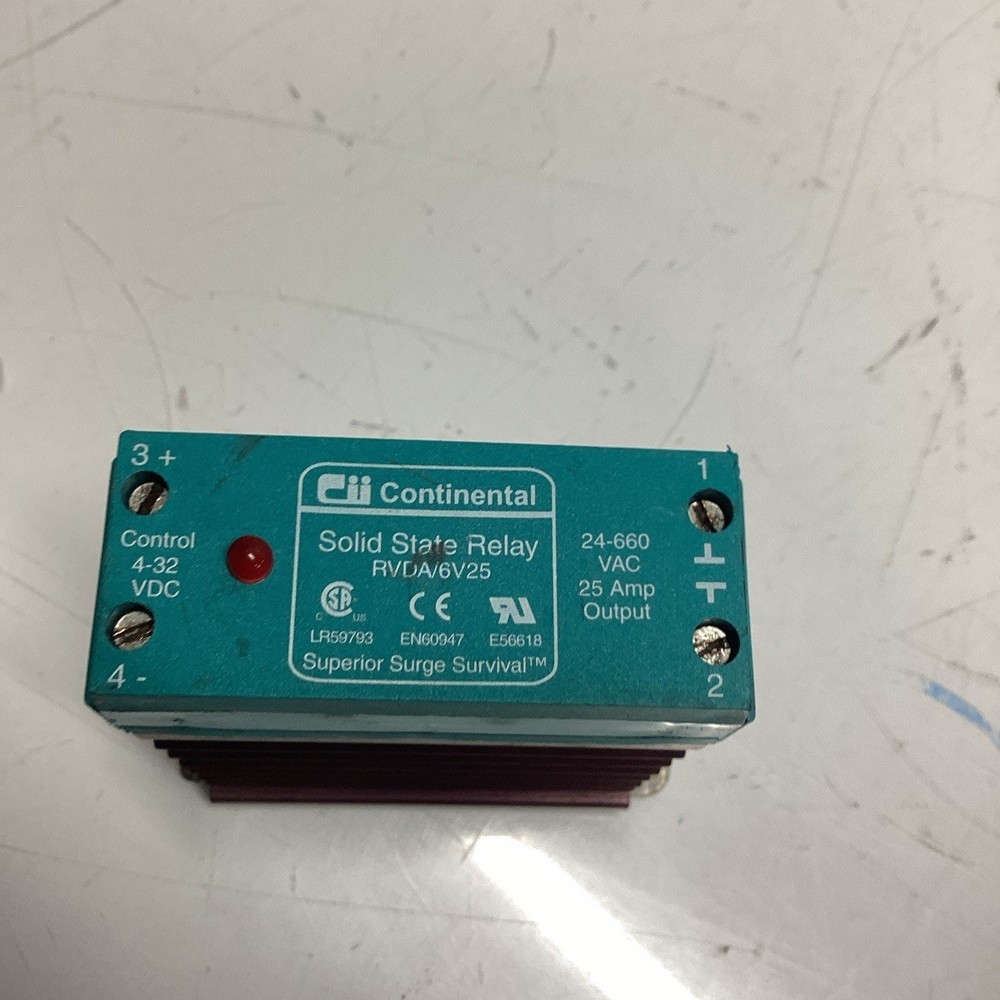 Continental RVDA/6V25 Solid State Relay 25A 660V N-537