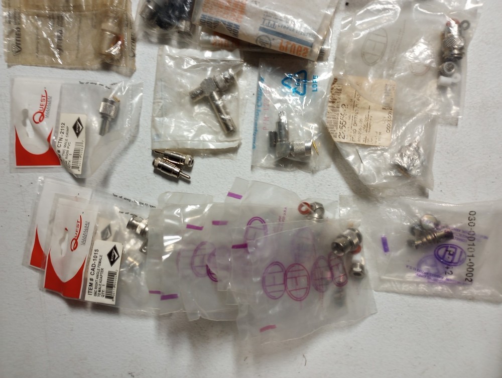 Assorted Coax Connectors - New Surplus Condition