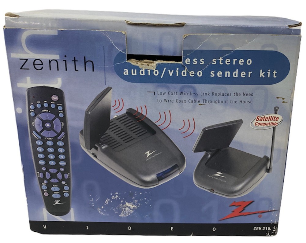 zenith audio video transmitter receiver With Remote