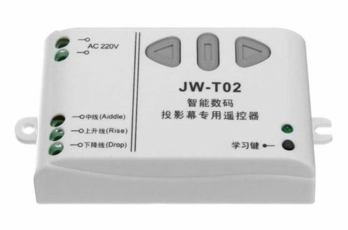 Projector Screen Curtain Wireless RF Remote Control UP DOWN Switch Blind Motoris