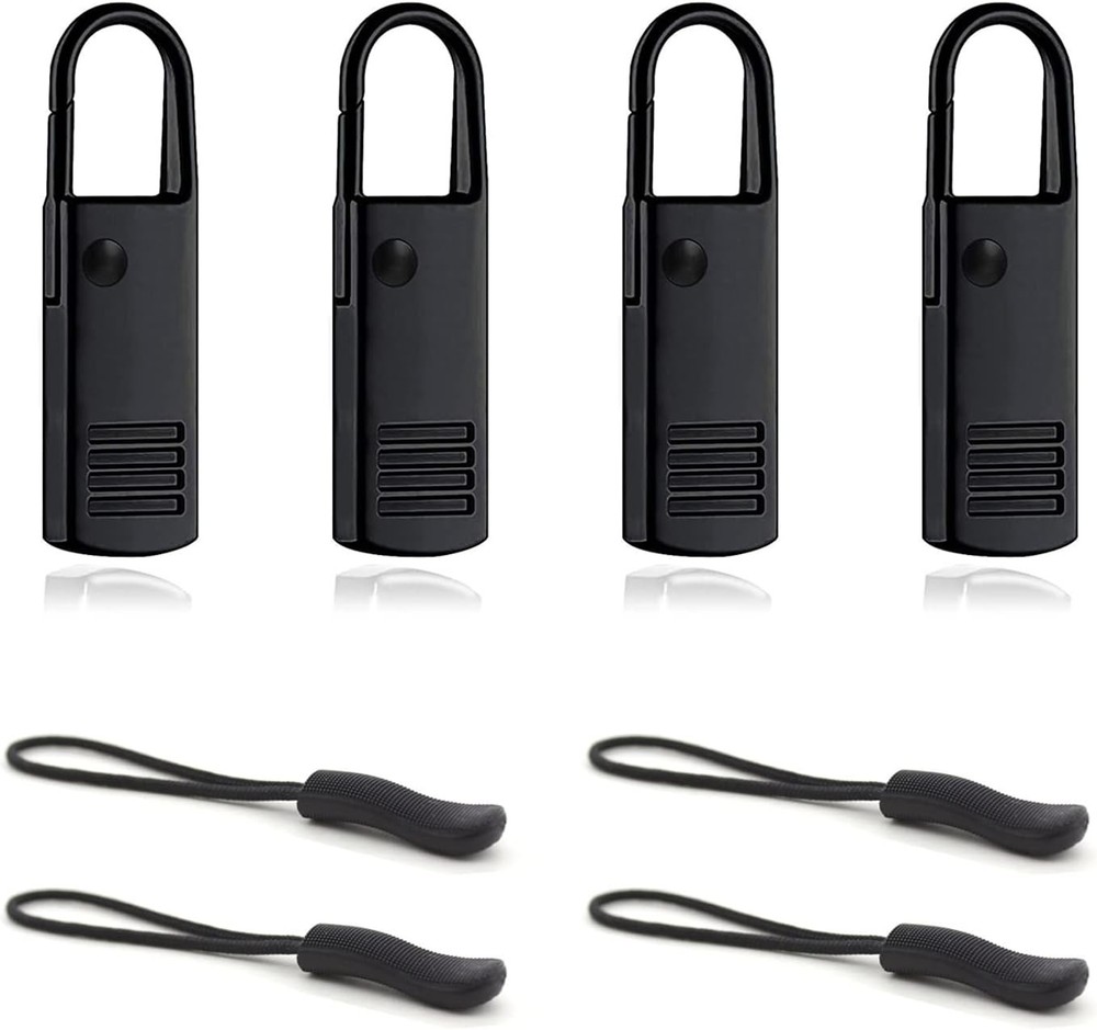 4pc Random Small Carabiner Clip, Zipper Clip, ZipperPull Replacement