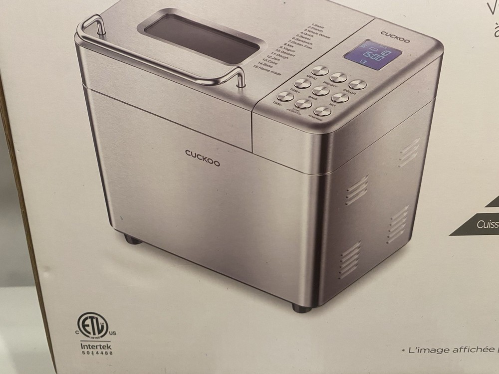 OPEN BOX Cuckoo 2 lb. Multifunctional Programmable Bread Maker CBM-AAB101S READ*