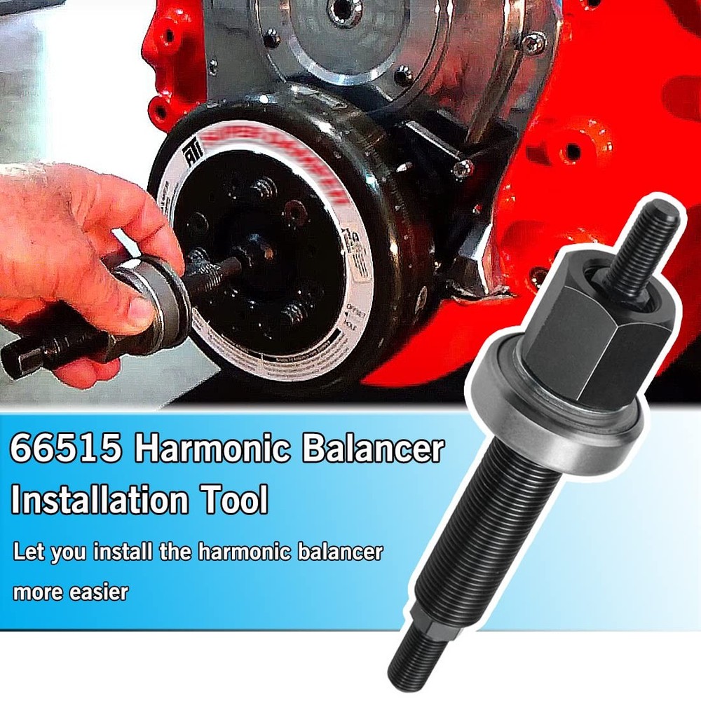 66515 Harmonic Balancer Installation Tool Compatible with Chevy SBC BBC Cranks