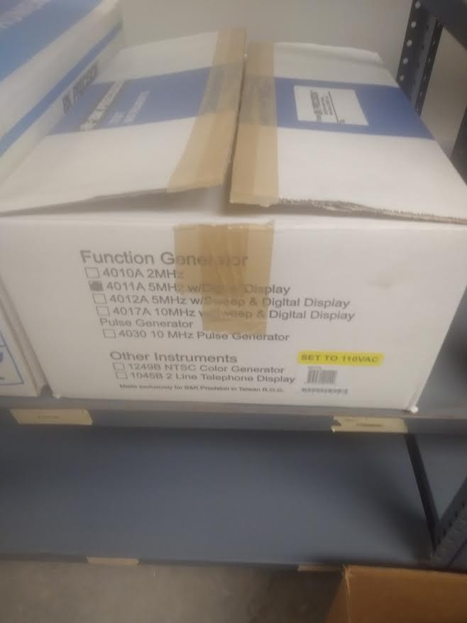 Bk Precision 4011A 5 MHz 4 Digits Function Generator set to 110 vac