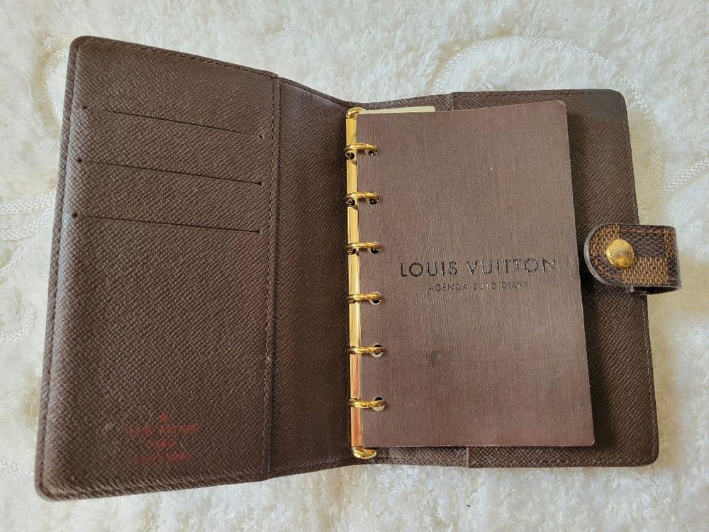 Used Louis Vuitton Damier notebook cover