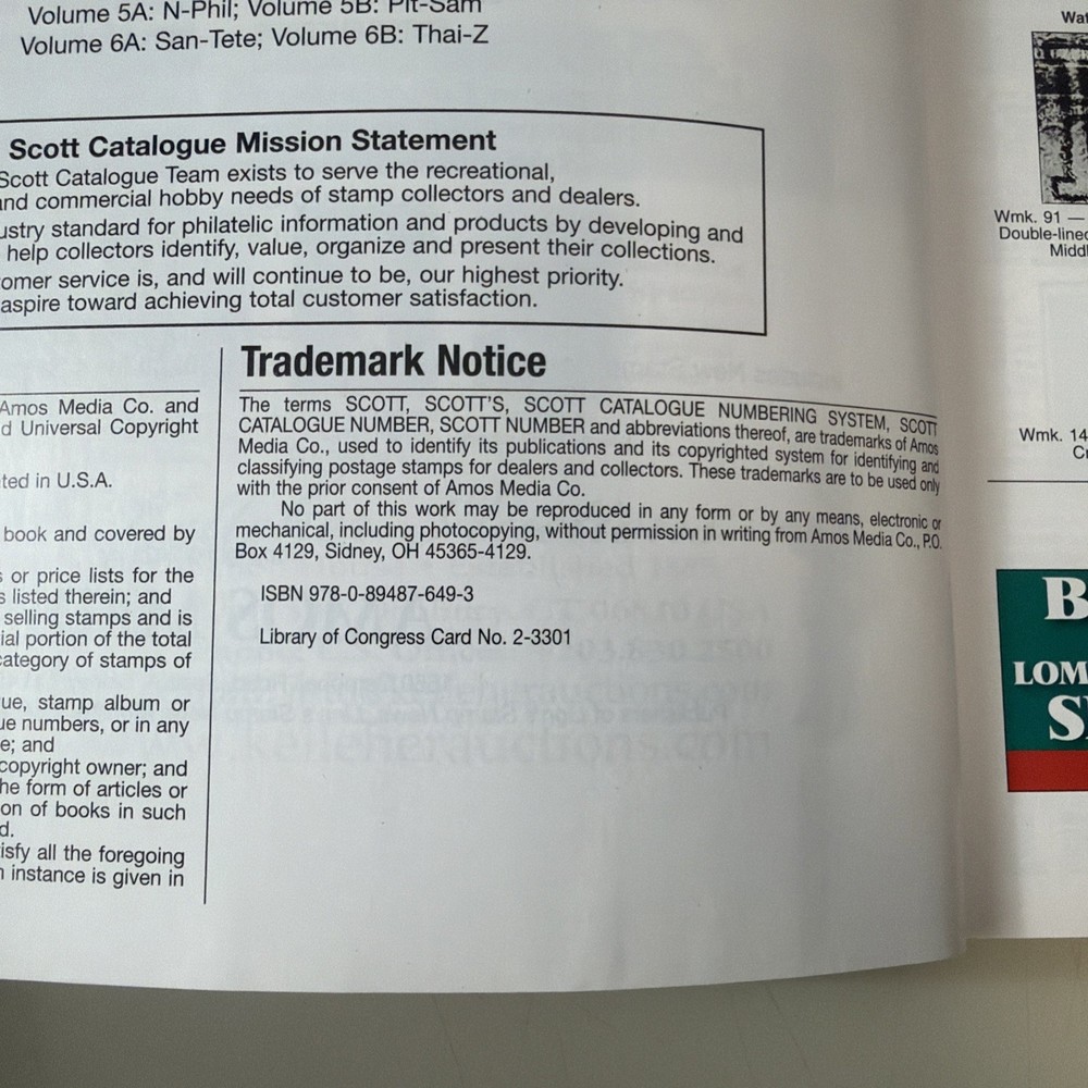 Scott Standard Postage Stamp Catalogue 2023 Volumes 1B (Austria-B)