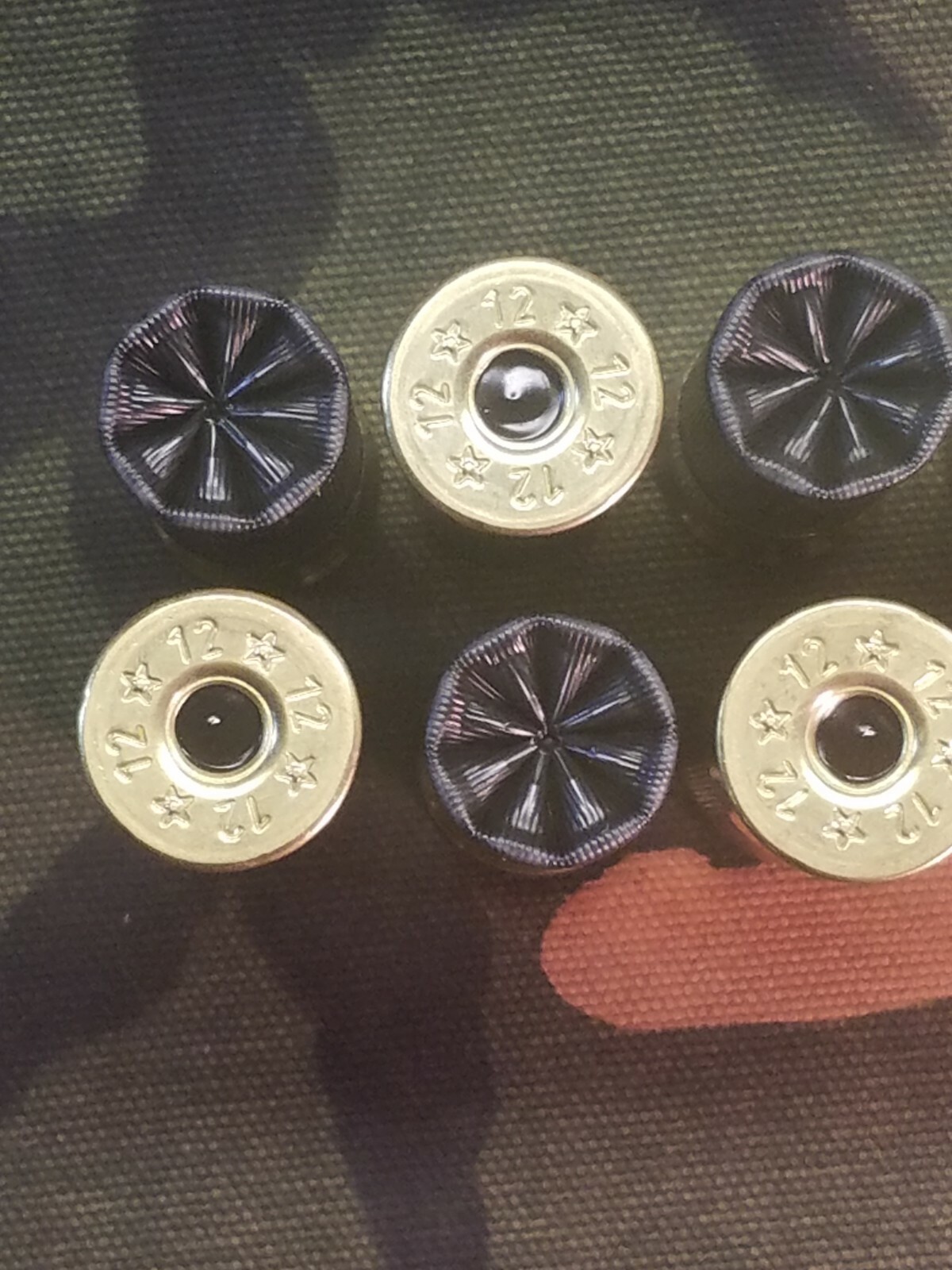 12 GAUGE 2 3/4" SNAP CAPS DUMMY TRAINING ROUNDS SET OF 8 SAFETY BLACK 1oz