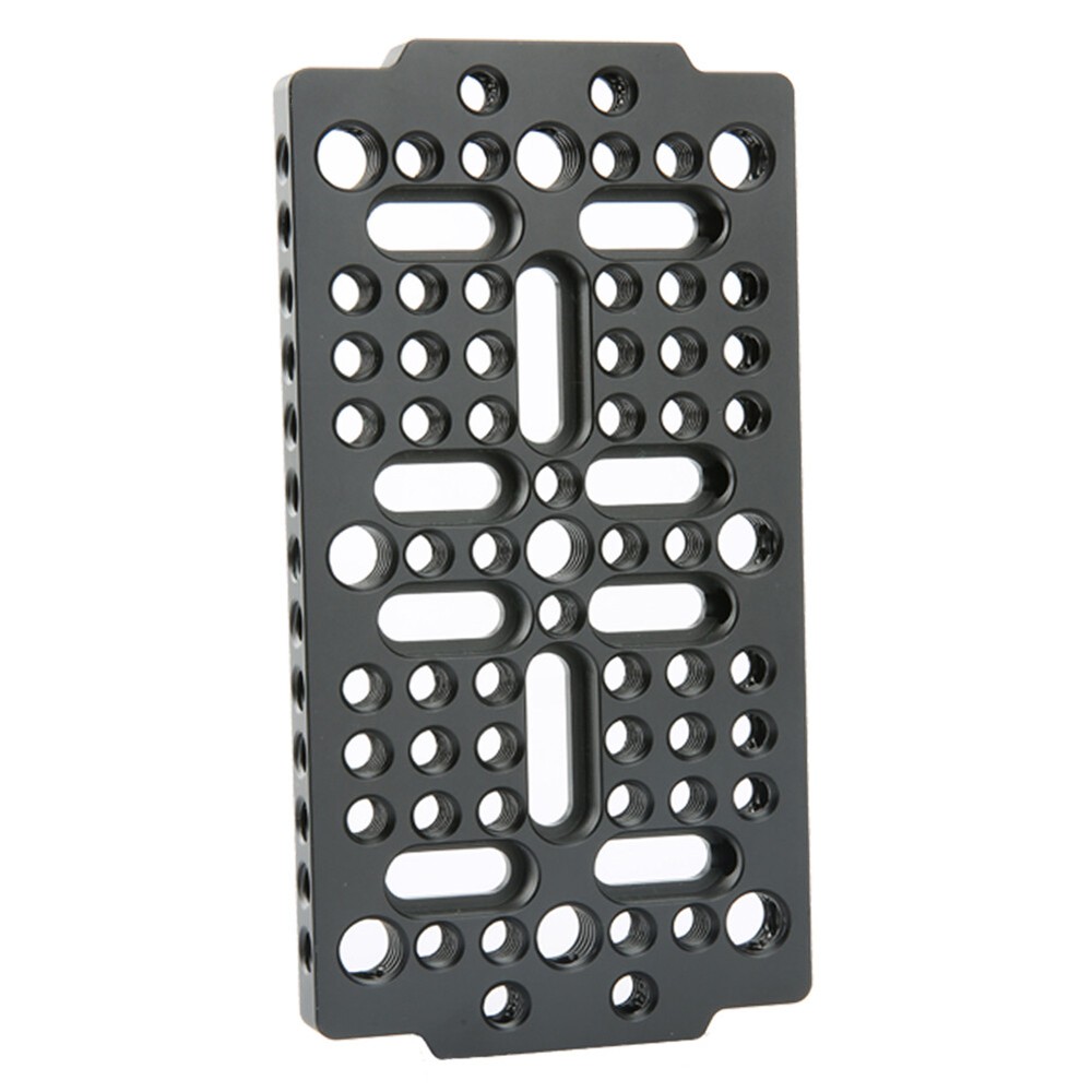 NICEYRIG Camera Cheese Plate Baseplate 1/4" for Blackmagic URSA Mini Railblocks