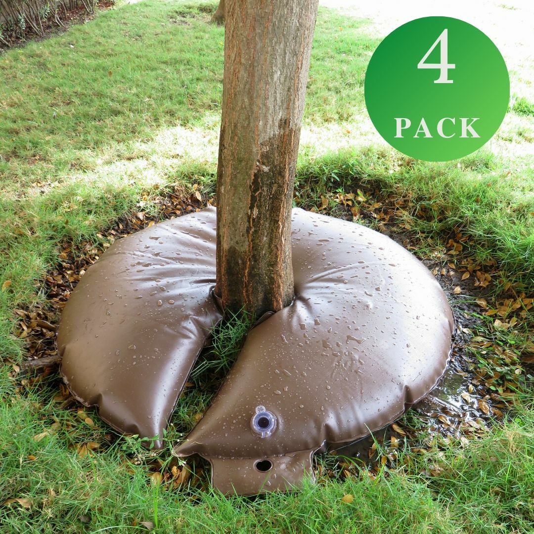 4 Pack - Tree Watering Ring 15 Gal, Self Irrigation Bag for Shrub FREE SHIPPING