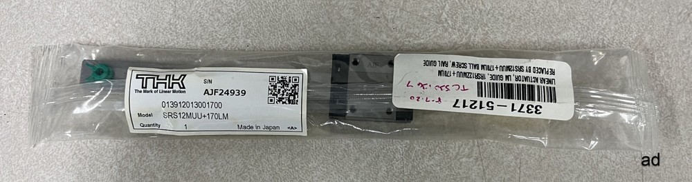 THK SRS12MUU+170LM Linear Ball Unit