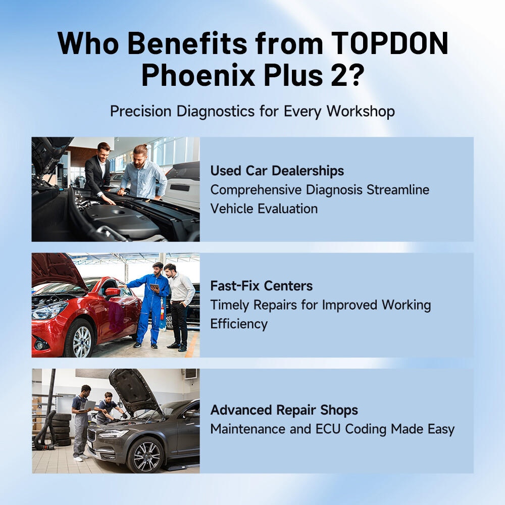 🔥2026 Newest TOPDON Phoenix PLUS 2 Coding Full System Diagnostic Scanner Tool