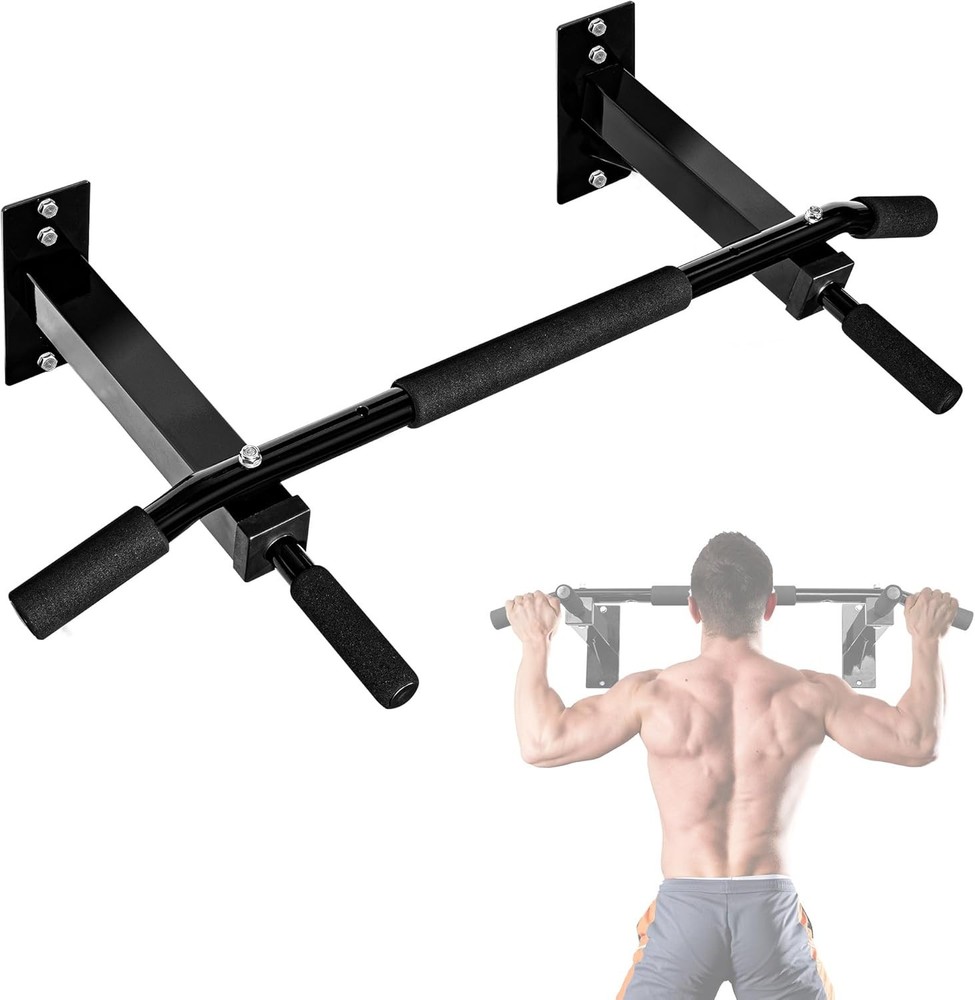 Pull Up Bar Wall Mounted - Multifunctional Wall Mounted Pull Up Bar for Home ...
