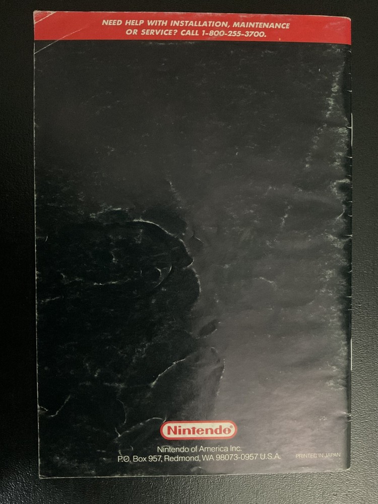 F-Zero SNES Super Nintendo Instruction Manual Only