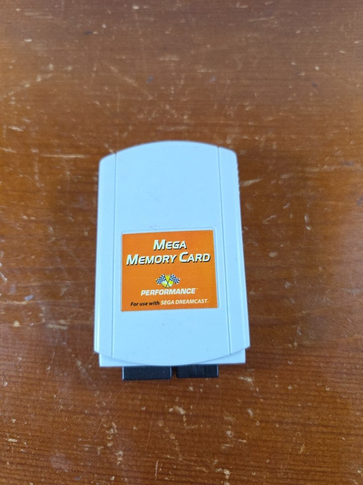 Sega Dreamcast Performance Mega Memory Card Untested