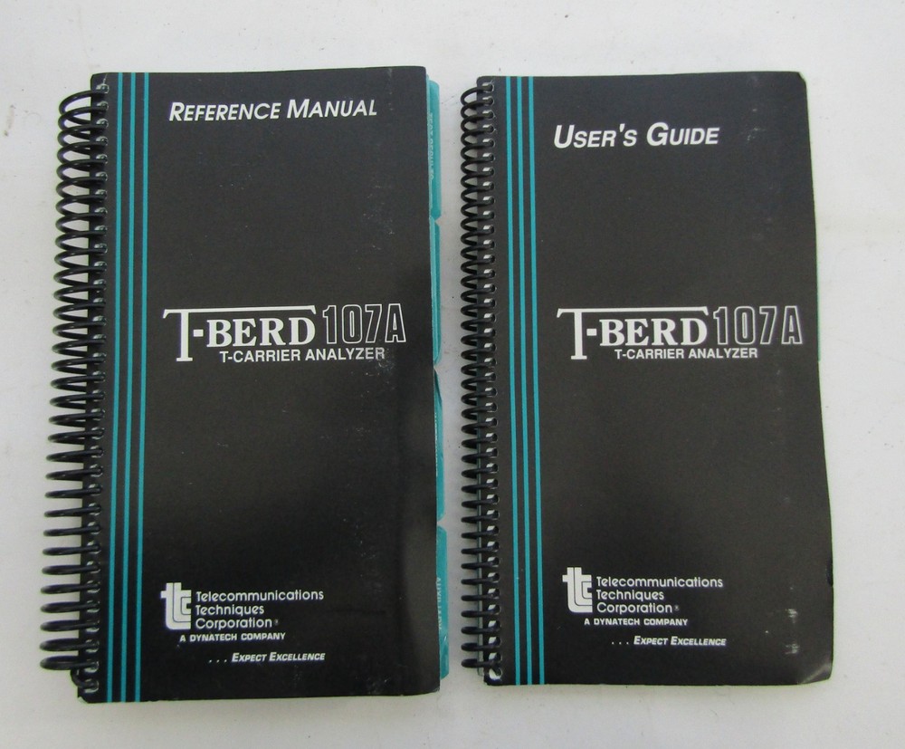 Telecommunications Techniques Corp. T-Berd 107A T-Carrier Analyzer Tester & Case
