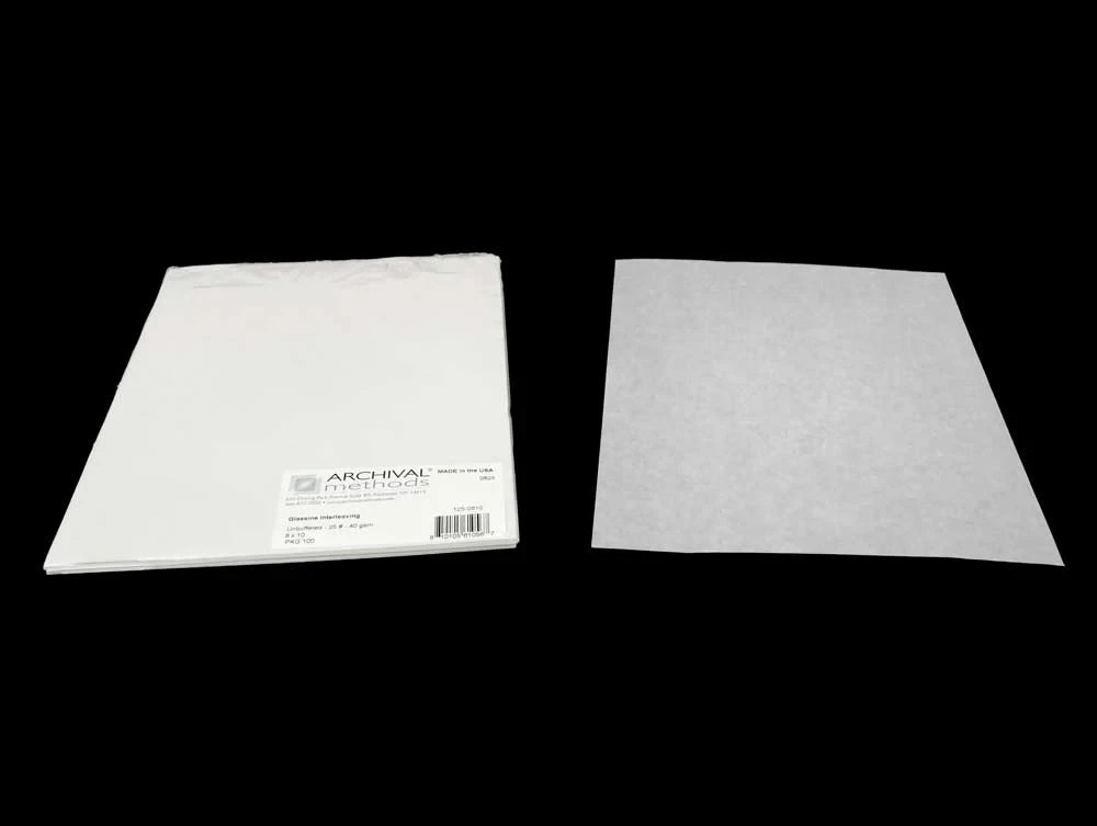 Glassine Interleaving 25# 4x6 PKG 100 – Archival Translucent Paper