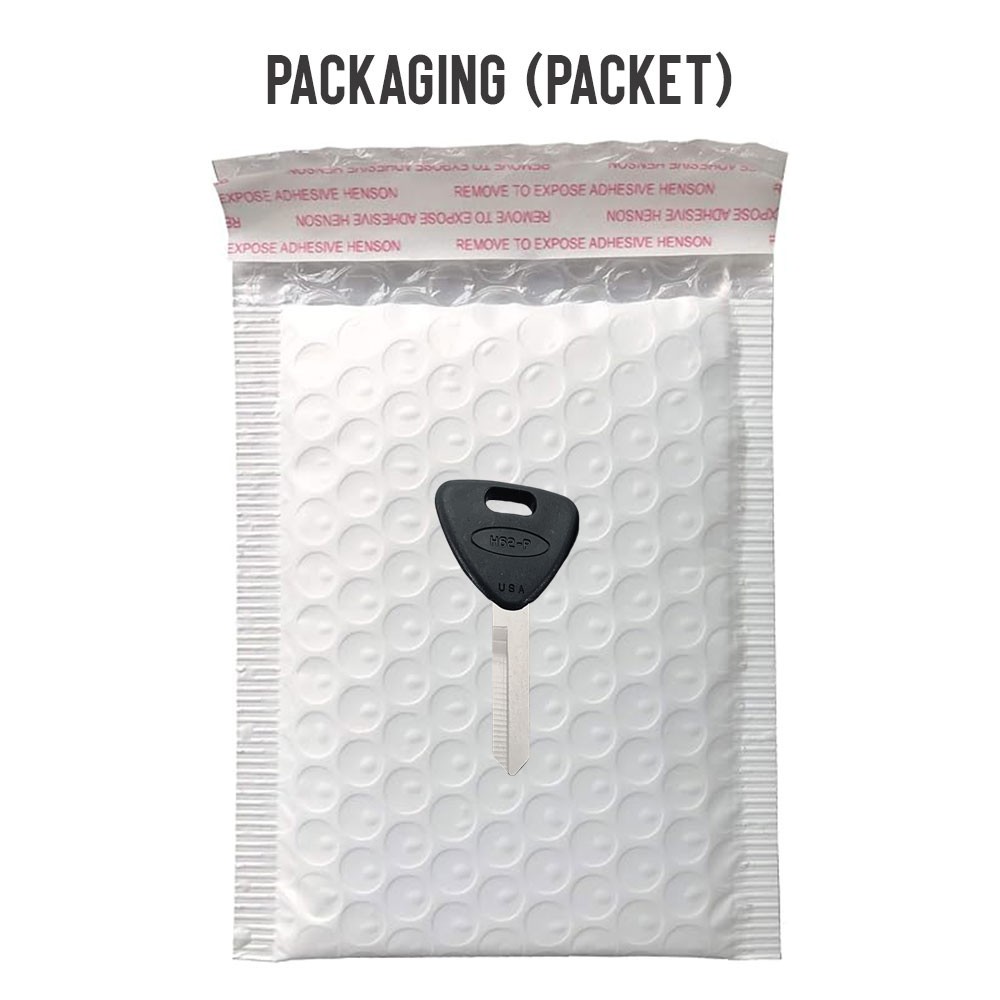 H62F Plastic Head Key Blank Nickel