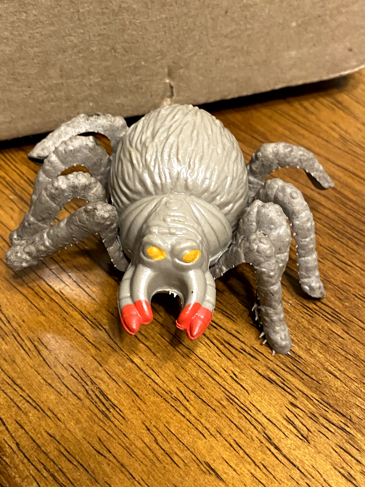 1990 Topps Spider Bites Tarantula Candy Container vintage