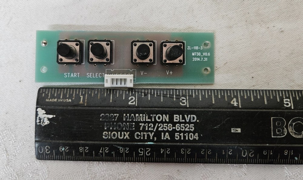 DIGIKING Mini Arcade Game Start, Select, & Volume PCB Working