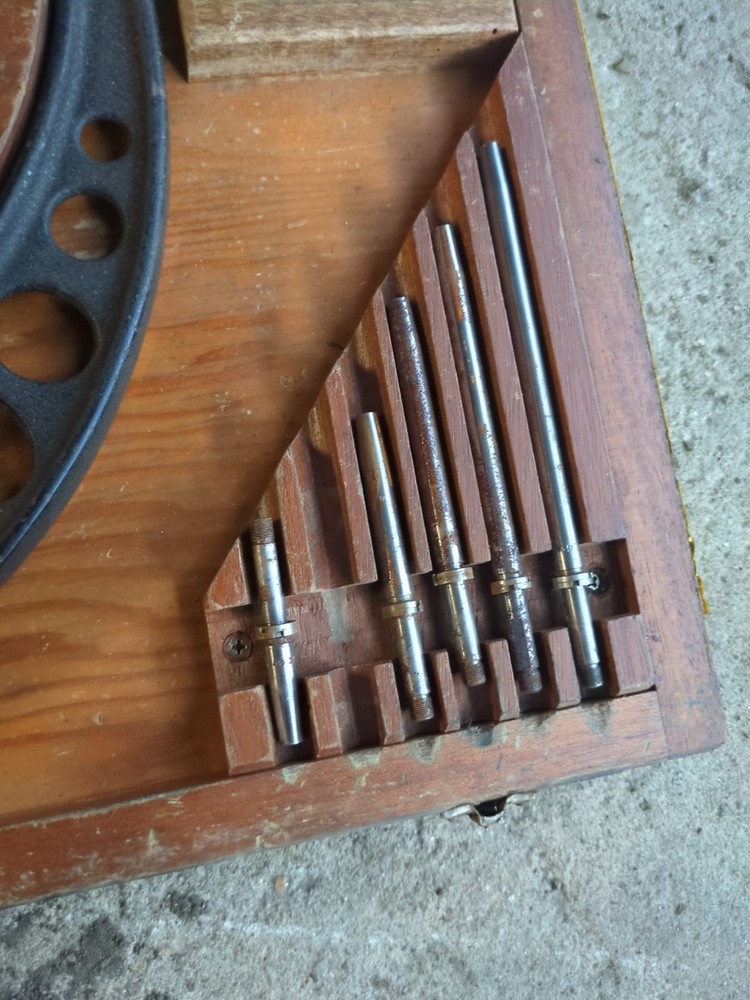 Vintage Brown & Sharpe Micrometer 6-12" MICROMETER Read Description